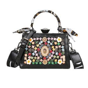 Charm Embellished Handbag